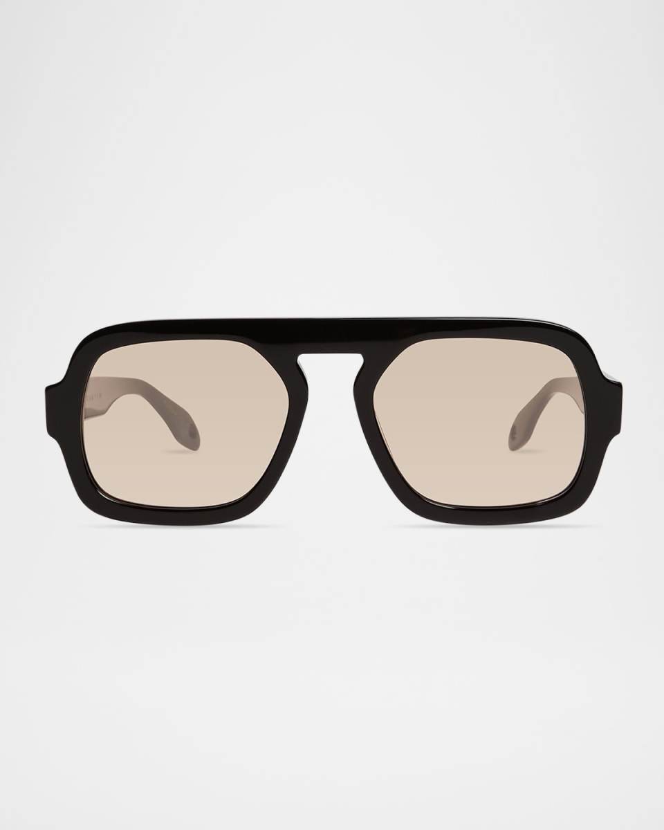 Jane Polarized Acetate Aviator Sunglasses